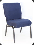 thick padded stacking chair 