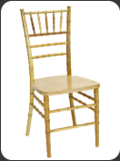 Wood Chiavari Chair, gold