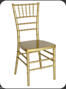 Resin Chiavari Chair, gold